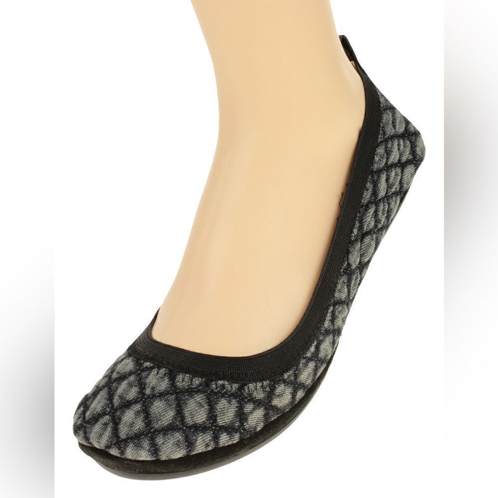 YOSI SAMRA WOMEN'S SAMARA QUILTED‎ DENIM, BLACK Size 5 B15